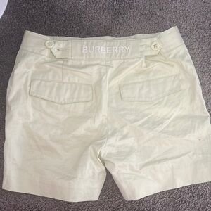 Burberry Light Green Shorts